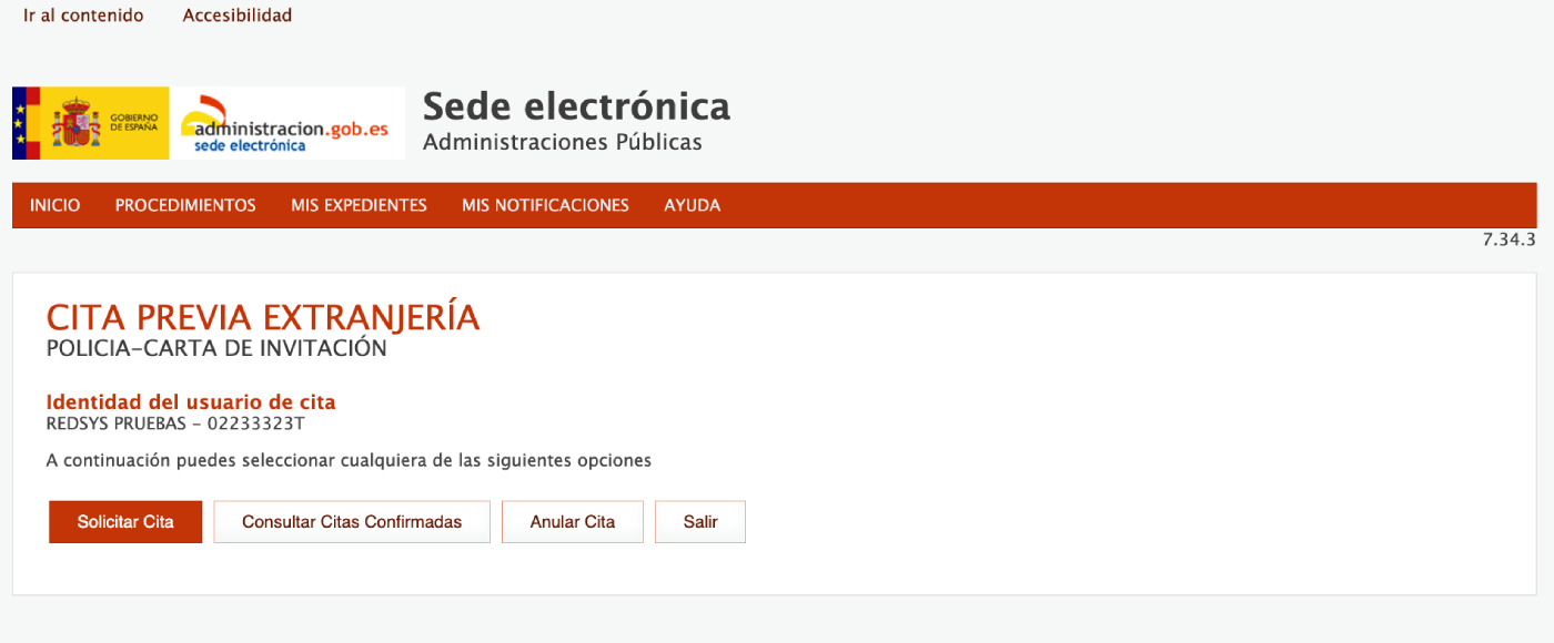 Pedir cita extranjería